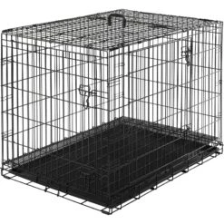 Frisco Heavy Duty All-in-1 Multi-Stage 3 Door Collapsible Wire Dog Crate -Paws Joy Outlet Store 247915 PT7. AC SS1800 V1611872185