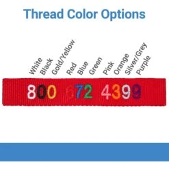 Frisco Solid Nylon Personalized Martingale Dog Collar -Paws Joy Outlet Store 249561 PT3. AC SS1800 V1603471285