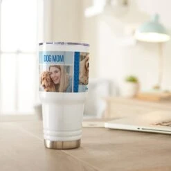 Frisco Double Walled "Dog Mom" Personalized Tumbler, 30-oz Cup -Paws Joy Outlet Store 250741 PT4. AC SS1800 V1610772487