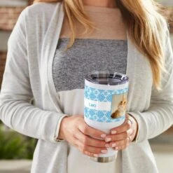 Frisco Double Walled Boho Damask Personalized Tumbler, 30-oz Cup 9 Frisco Double Walled Boho Damask Personalized Tumbler, 30-oz Cup -Paws Joy Outlet Store 250749 PT4. AC SS1800 V1610754720