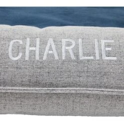 Frisco Orthopedic Personalized Bolster Dog Bed W/Removable Cover, Harbour Blue, Large -Paws Joy Outlet Store 252617 PT5. AC SS1800 V1604532720