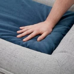 Frisco Orthopedic Personalized Bolster Dog Bed W/Removable Cover, Harbour Blue, Large -Paws Joy Outlet Store 252617 PT6. AC SS1800 V1604529734