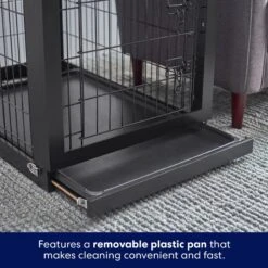 Frisco Double Door Furniture Style Dog Crate, Black 8 Frisco Double Door Furniture Style Dog Crate, Black -Paws Joy Outlet Store 253026 PT4. AC SS1800 V1615840503