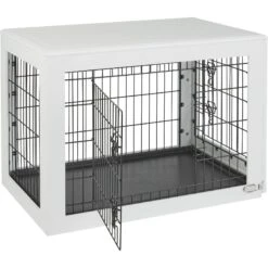 Frisco Double Door Furniture Style Dog Crate, White 9 Frisco Double Door Furniture Style Dog Crate, White -Paws Joy Outlet Store 253029 PT5. AC SS1800 V1617037661