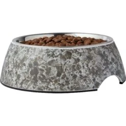 Frisco Black Marble Design Stainless Steel Dog & Cat Bowl 12 Frisco Black Marble Design Stainless Steel Dog & Cat Bowl -Paws Joy Outlet Store 253048 PT3. AC SS1800 V1616526484