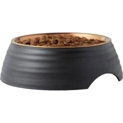 Frisco Matte Black Design Light Copper Stainless Steel Dog & Cat Bowl -Paws Joy Outlet Store 253051 PT3. AC SS1800 V1616526482