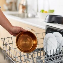 Frisco Matte Black Design Light Copper Stainless Steel Dog & Cat Bowl -Paws Joy Outlet Store 253051 PT7. AC SS1800 V1616526828