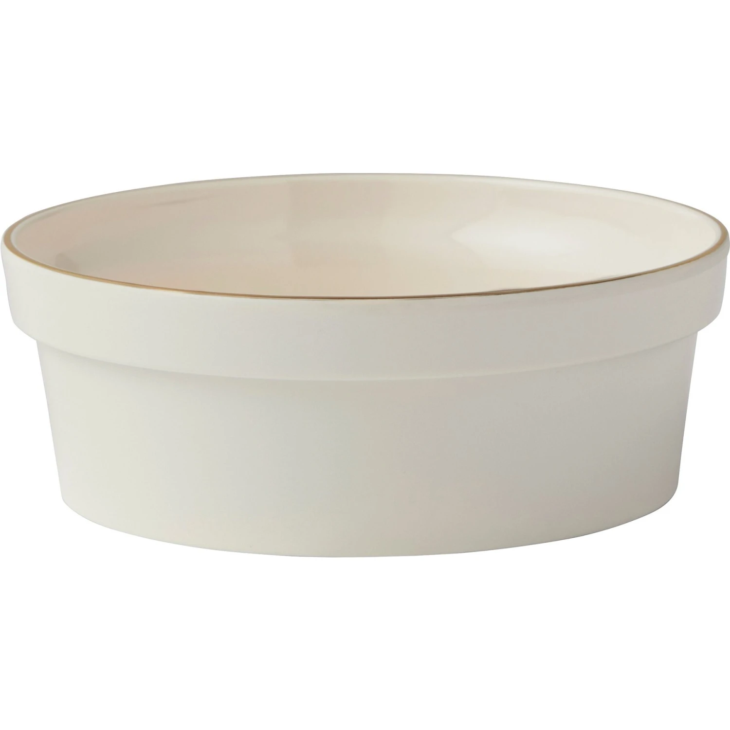 Frisco Gold Trim Melamine Dog & Cat Bowl 1 Frisco Gold Trim Melamine Dog & Cat Bowl