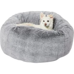 Frisco Plush Pouf Pillow Cat & Dog Bed 6 Frisco Plush Pouf Pillow Cat & Dog Bed -Paws Joy Outlet Store 255195 PT2. AC SS1800 V1616076741