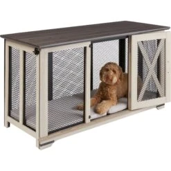 Frisco "Denver" Dog Crate Credenza & Mat Kit -Paws Joy Outlet Store 255326 PT3. AC SS1800 V1617037359