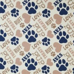 Frisco Micro Terry & Novelty Print Reversible Orthopedic Dog Crate Mat -Paws Joy Outlet Store 255345 PT3. AC SS1800 V1616087230