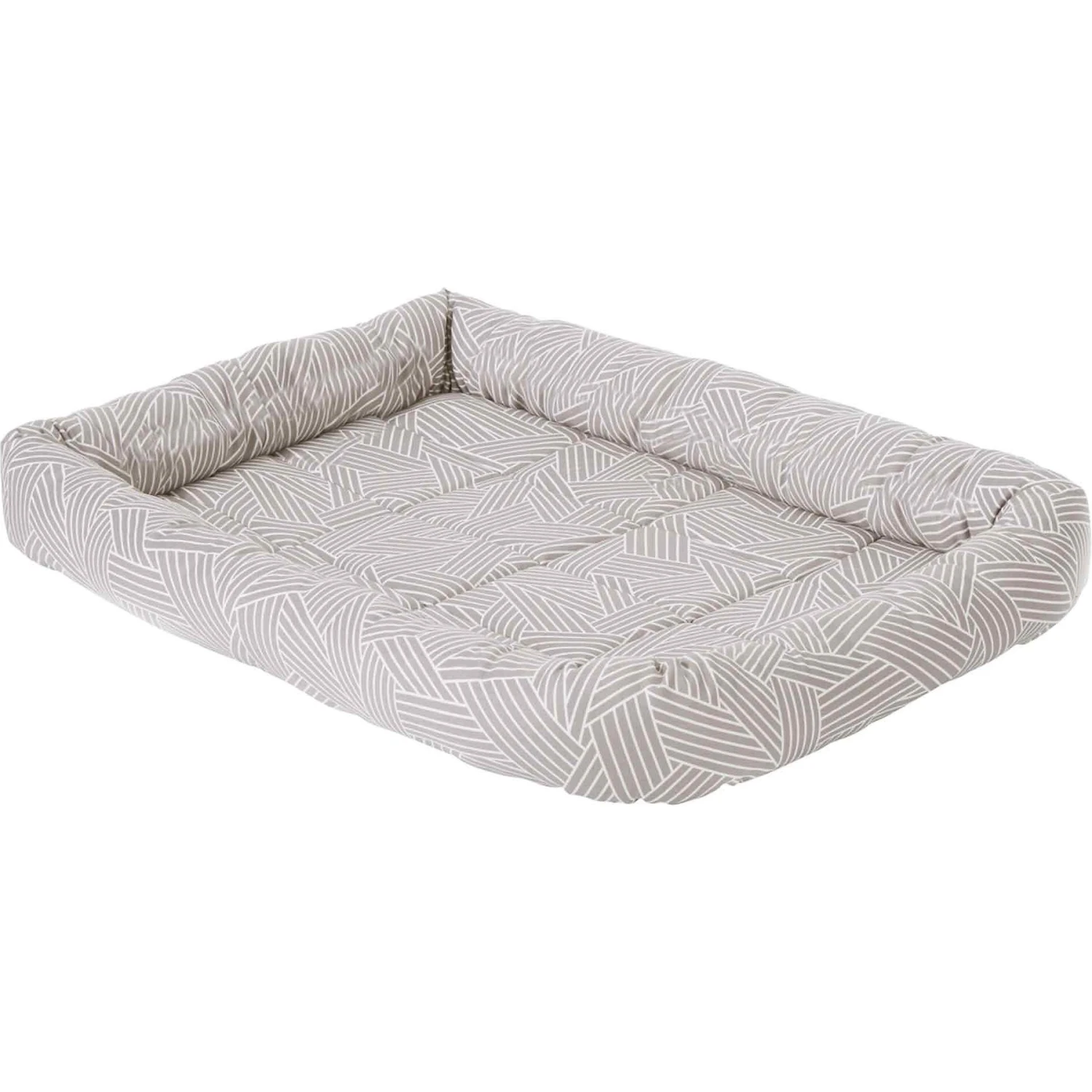 Frisco Fold & Carry Double Door Collapsible Wire Dog Crate & Frisco Gray Basket Weave Dog Crate Mat 4 Frisco Fold & Carry Double Door Collapsible Wire Dog Crate & Frisco Gray Basket Weave Dog Crate Mat - Image 4