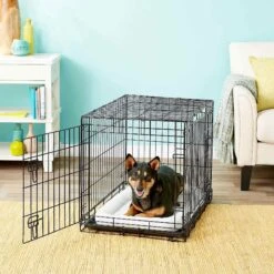 Frisco Heavy Duty Fold & Carry Double Door Collapsible Wire Dog Crate & Frisco Micro Terry Dog Crate Mat 7 Frisco Heavy Duty Fold & Carry Double Door Collapsible Wire Dog Crate & Frisco Micro Terry Dog Crate Mat -Paws Joy Outlet Store 255531 PT2. AC SS1800 V1604149293