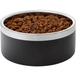 Frisco Insulated Two-Toned Non-Skid Stainless Steel Dog & Cat Bowl -Paws Joy Outlet Store 257168 PT2. AC SS1800 V1612366714