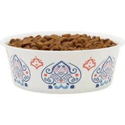 Frisco Bohemian Non-Skid Stainless Steel Dog & Cat Bowl -Paws Joy Outlet Store 257195 PT2. AC SS1800 V1615311112