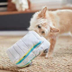 Frisco Road Trip Camper Van Plush Squeaky Dog Toy -Paws Joy Outlet Store 261984 PT3. AC SS1800 V1618598313