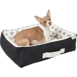 Frisco Indoor/Outdoor Modern Cuddler Bolster Cat & Dog Bed -Paws Joy Outlet Store 262146 PT2. AC SS1800 V1619536116