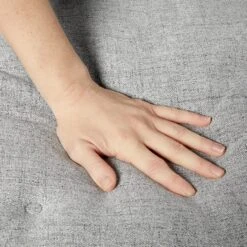 Frisco Faux Linen Corner Personalized Bolster Dog Bed W/Removable Cover, Harbour Blue, L -Paws Joy Outlet Store 262160 PT6. AC SS1800 V1615570127