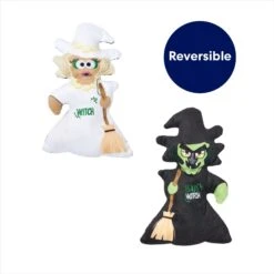 Frisco Halloween Good Witch, Bad Witch Reversible Plush Squeaky Dog Toy 8 Frisco Halloween Good Witch, Bad Witch Reversible Plush Squeaky Dog Toy -Paws Joy Outlet Store 270429 PT2. AC SS1800 V1690911211