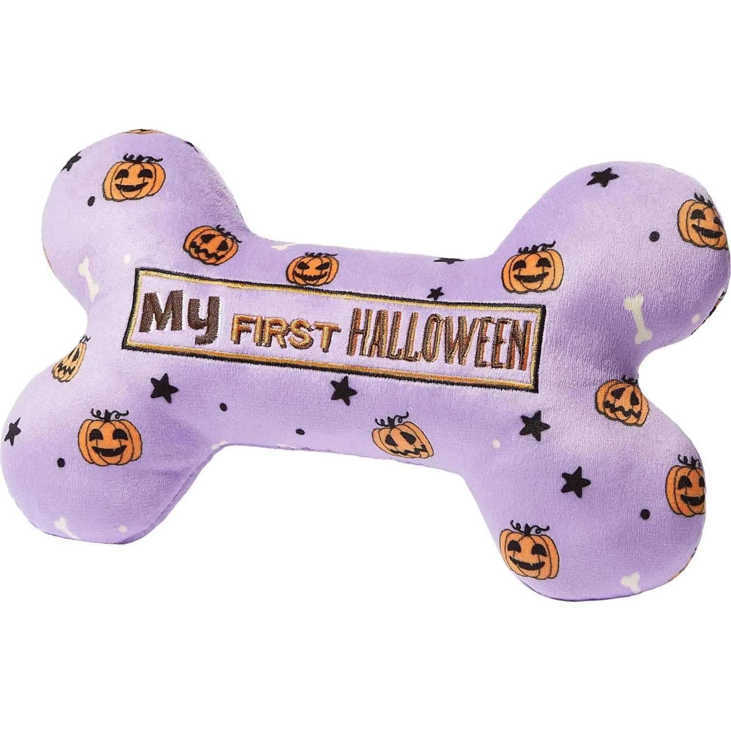 Frisco Halloween My First Halloween Bone Reversible Plush Squeaky Dog Toy 1 Frisco Halloween My First Halloween Bone Reversible Plush Squeaky Dog Toy