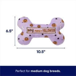 Frisco Halloween My First Halloween Bone Reversible Plush Squeaky Dog Toy 7 Frisco Halloween My First Halloween Bone Reversible Plush Squeaky Dog Toy -Paws Joy Outlet Store 270452 PT1. AC SS1800 V1689878050