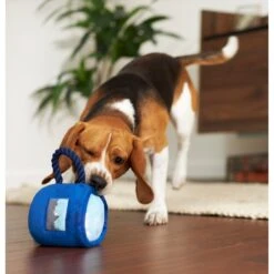 Frisco Camping Mug Plush With Rope Squeaky Dog Toy -Paws Joy Outlet Store 271007 PT3. AC SS1800 V1625009220