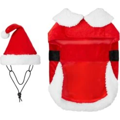 Frisco Mr. Claus Dog & Cat Costume -Paws Joy Outlet Store 276142 PT5. AC SS1800 V1631574447