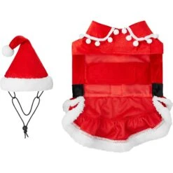 Frisco Mrs. Claus Dog & Cat Costume -Paws Joy Outlet Store 276150 PT5. AC SS1800 V1631569990
