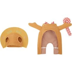 Frisco Front Walking Gingerbread Dog & Cat Costume -Paws Joy Outlet Store 276156 PT5. AC SS1800 V1631571781