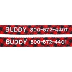 Frisco Buffalo Check Polyester Personalized Dog Collar -Paws Joy Outlet Store 280763 PT2. AC SS1800 V1621540648