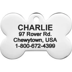 Frisco Chewy Stainless Steel Personalized Dog ID Tag With Enamel Infill -Paws Joy Outlet Store 281945 PT4. AC SS1800 V1622726313