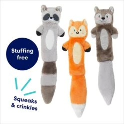 Frisco Forest Friends Stuffing-Free Skinny Plush Squeaky Dog Toy 8 Frisco Forest Friends Stuffing-Free Skinny Plush Squeaky Dog Toy -Paws Joy Outlet Store 286571 PT2. AC SS1800 V1695760988
