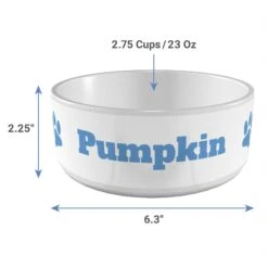 Frisco Paw Print Ceramic Personalized Dog Bowl -Paws Joy Outlet Store 286982 PT3. AC SS1800 V1636036346