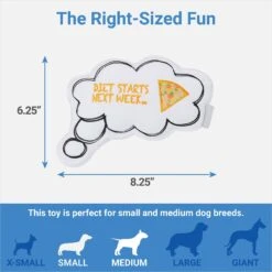 Frisco Message Bubble Plush Squeaky Dog Toy 5 Frisco Message Bubble Plush Squeaky Dog Toy -Paws Joy Outlet Store 288941 PT1. AC SS1800 V1640722877