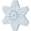 Frisco Holiday Nylon Snowflake Dog Chew Toy, Peanut Butter Flavor, Medium