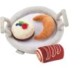 Frisco Brunch Pastry Plate Plush Squeaky Dog Toy