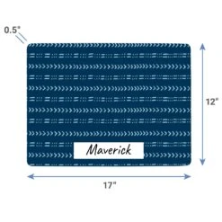 Frisco Mudcloth Personalized Dog & Cat Placemat -Paws Joy Outlet Store 299552 PT3. AC SS1800 V1636120356