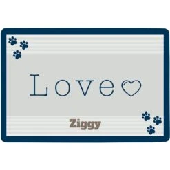 Frisco Love Cutout Personalized Dog & Cat Placemat