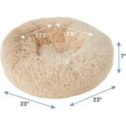 Frisco Eyelash Cat & Dog Bolster Bed & Frisco Eyelash Cat & Dog Bolster Bed -Paws Joy Outlet Store 302450 PT2. AC SS1800 V1623034357