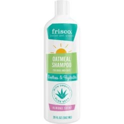 Frisco Aloe Hydrating Dog & Cat Spray, Sweet Nectar Scent & Frisco Oatmeal Dog & Cat Shampoo, Almond Scent -Paws Joy Outlet Store 303372 PT5. AC SS1800 V1623034641