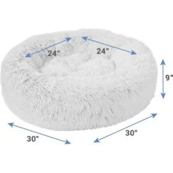 Frisco Eyelash Cat & Dog Bolster Bed & Frisco Eyelash Cat & Dog Blanket -Paws Joy Outlet Store 303412 PT2. AC SS1800 V1623038251