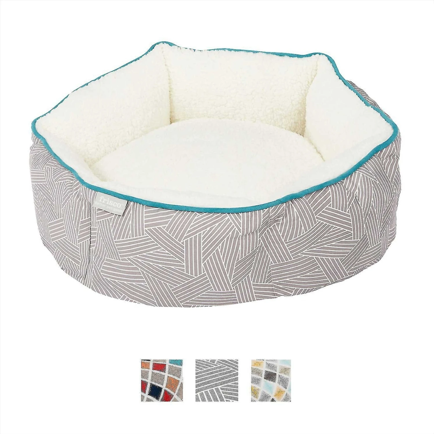 Frisco Sherpa Dog & Cat Blanket & Frisco Sherpa Hexagon Bolster Cat & Dog Bed 7 Frisco Sherpa Dog & Cat Blanket & Frisco Sherpa Hexagon Bolster Cat & Dog Bed - Image 7