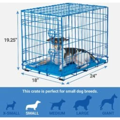 Frisco Two Door Top Load Plastic Dog & Cat Kennel & Frisco Fold & Carry Single Door Collapsible Wire Dog Crate, Pink -Paws Joy Outlet Store 303656 PT6. AC SS1800 V1623065549