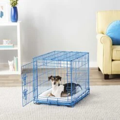 Frisco Two Door Top Load Plastic Dog & Cat Kennel & Frisco Fold & Carry Single Door Collapsible Wire Dog Crate, Pink -Paws Joy Outlet Store 303656 PT8. AC SS1800 V1623075445