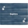 Frisco Personalized Heathered Sherpa Cat & Dog Blanket, 30" X 40"
