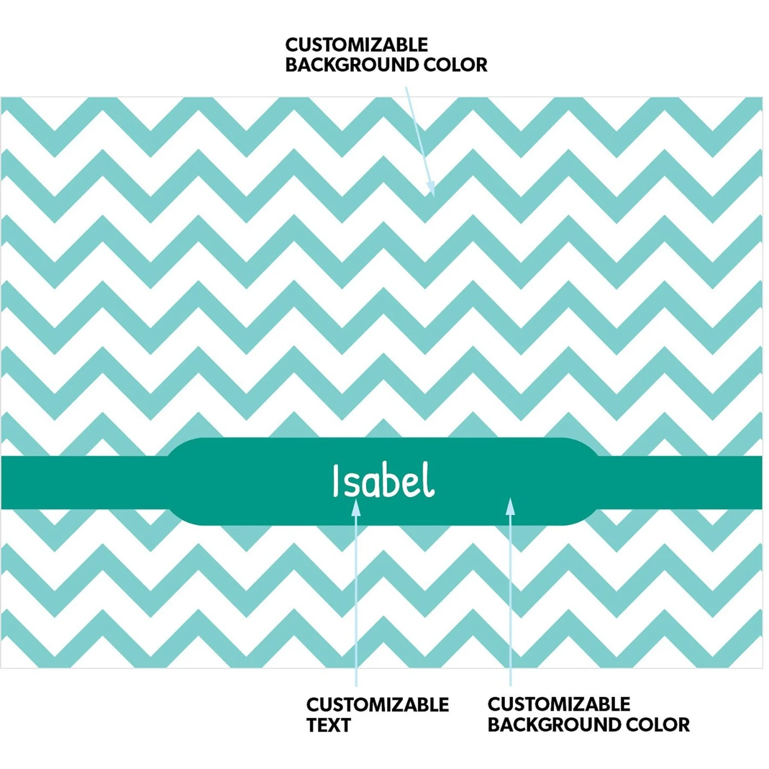 Frisco Personalized Subtle Chevron Soft Fleece Cat & Dog Blanket, 30" X 40" 4 Frisco Personalized Subtle Chevron Soft Fleece Cat & Dog Blanket, 30" X 40" - Image 4