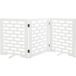 Frisco Deco Horizontal Lines 3-Panel Dog Gate -Paws Joy Outlet Store 305157 PT2. AC SS1800 V1639669054