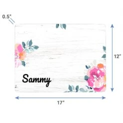 Frisco Personalized Rustic Dog & Cat Placemat -Paws Joy Outlet Store 306756 PT3. AC SS1800 V1636120458