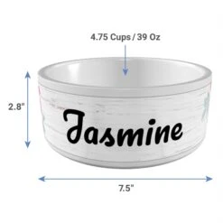Frisco Personalized Rustic Ceramic Dog Bowl, 4.75-cup, 38oz -Paws Joy Outlet Store 306764 PT3. AC SS1800 V1636036401