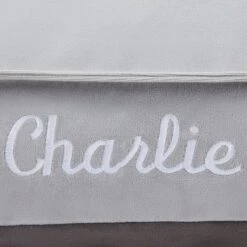 Frisco Personalized Silver Bolstered Bed With Silver Check Bolster, X-Large 6 Frisco Personalized Silver Bolstered Bed With Silver Check Bolster, X-Large -Paws Joy Outlet Store 311772 PT3. AC SS1800 V1630594010